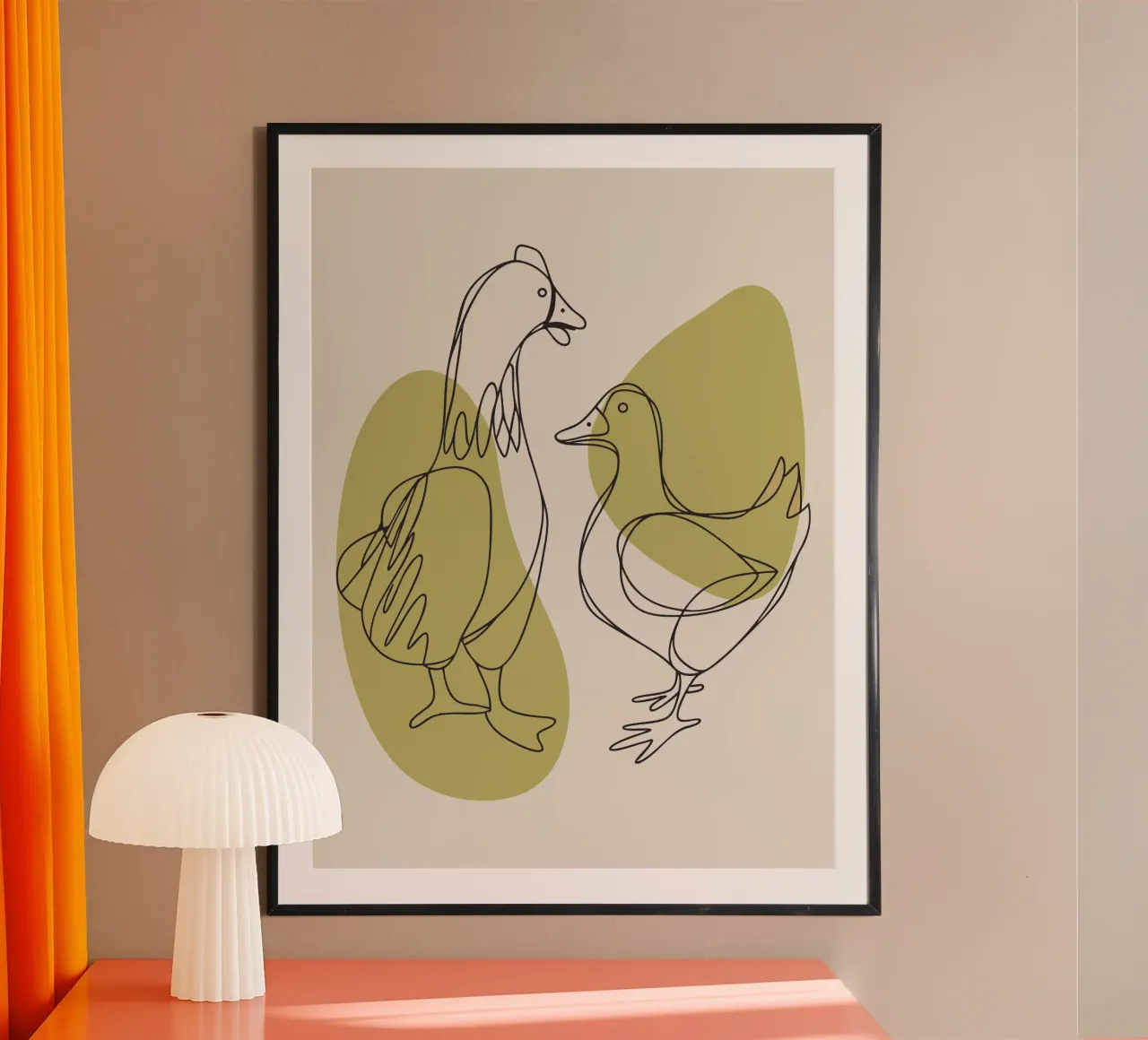 Pollo e anatra poster da RELAXING TOUCH