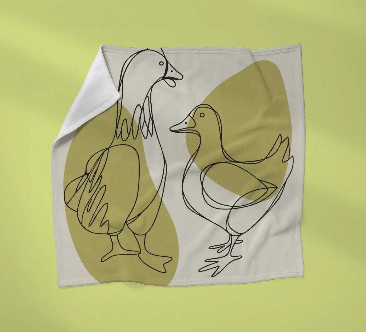 Chicken and Duck coperta in pile da RELAXING TOUCH