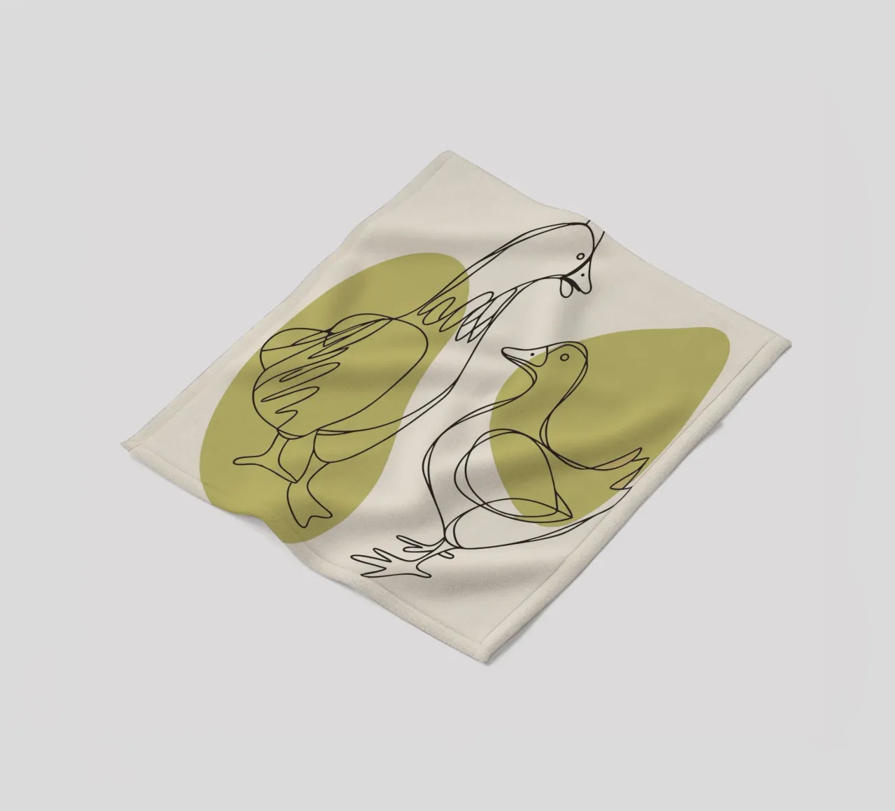 Kip en Eend fleecedeken van RELAXING TOUCH