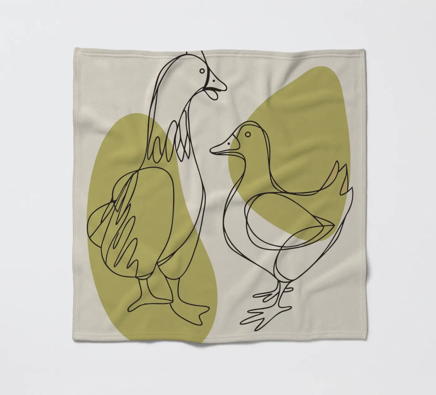 Chicken and Duck coperta in pile da RELAXING TOUCH