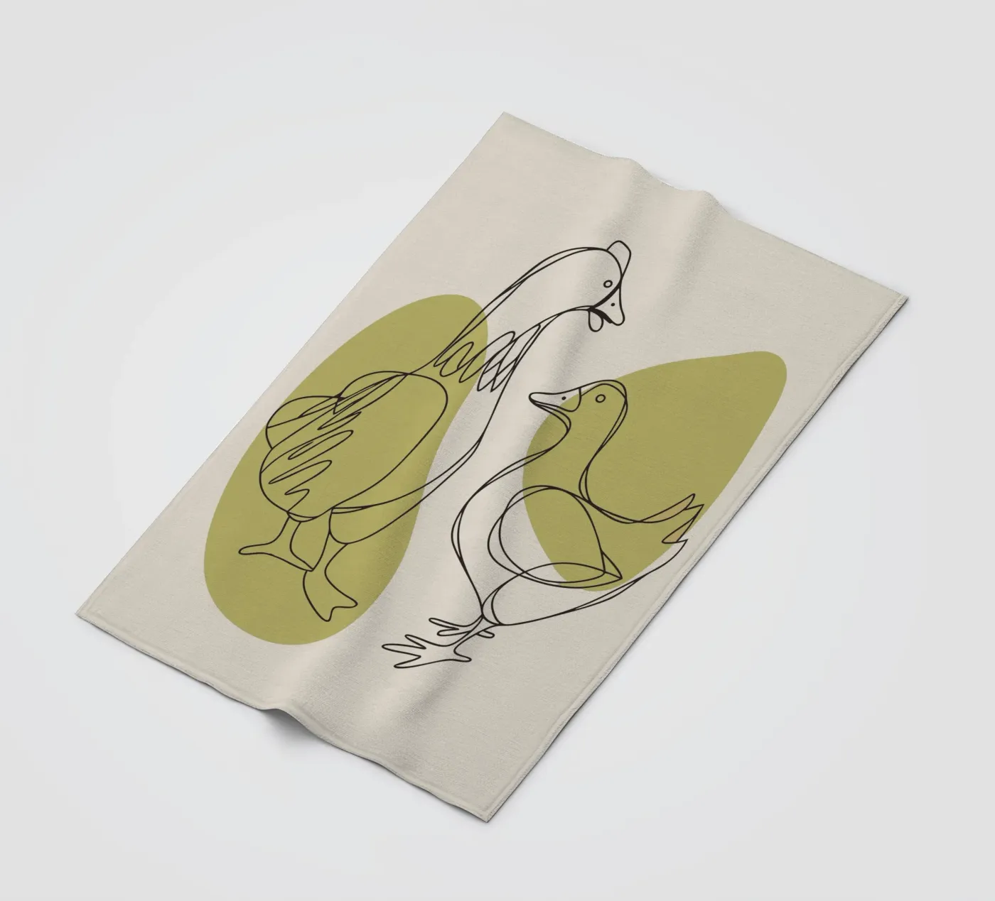 Chicken and Duck coperta in pile da RELAXING TOUCH