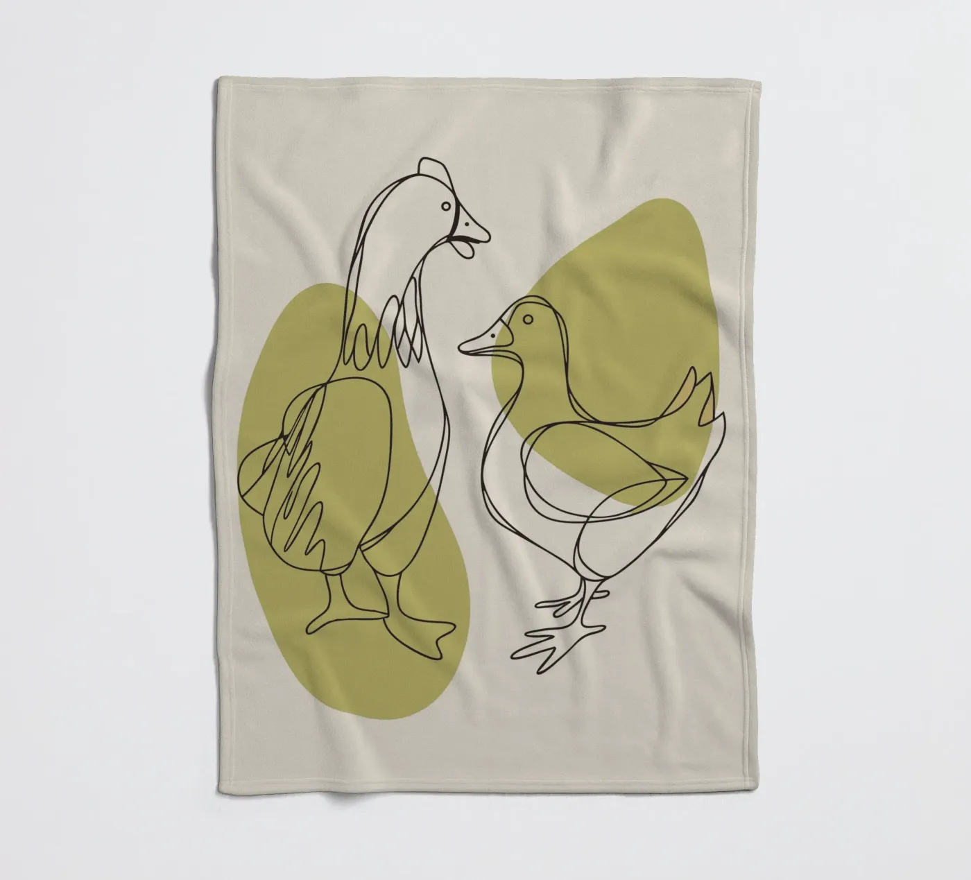 Chicken and Duck coperta in pile da RELAXING TOUCH