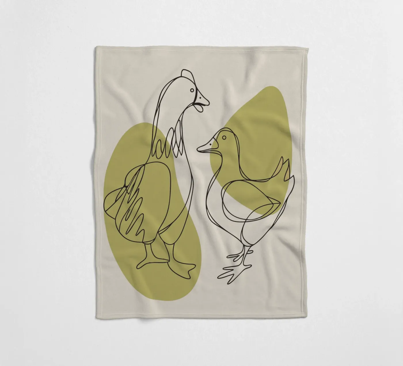 Chicken and Duck coperta in pile da RELAXING TOUCH