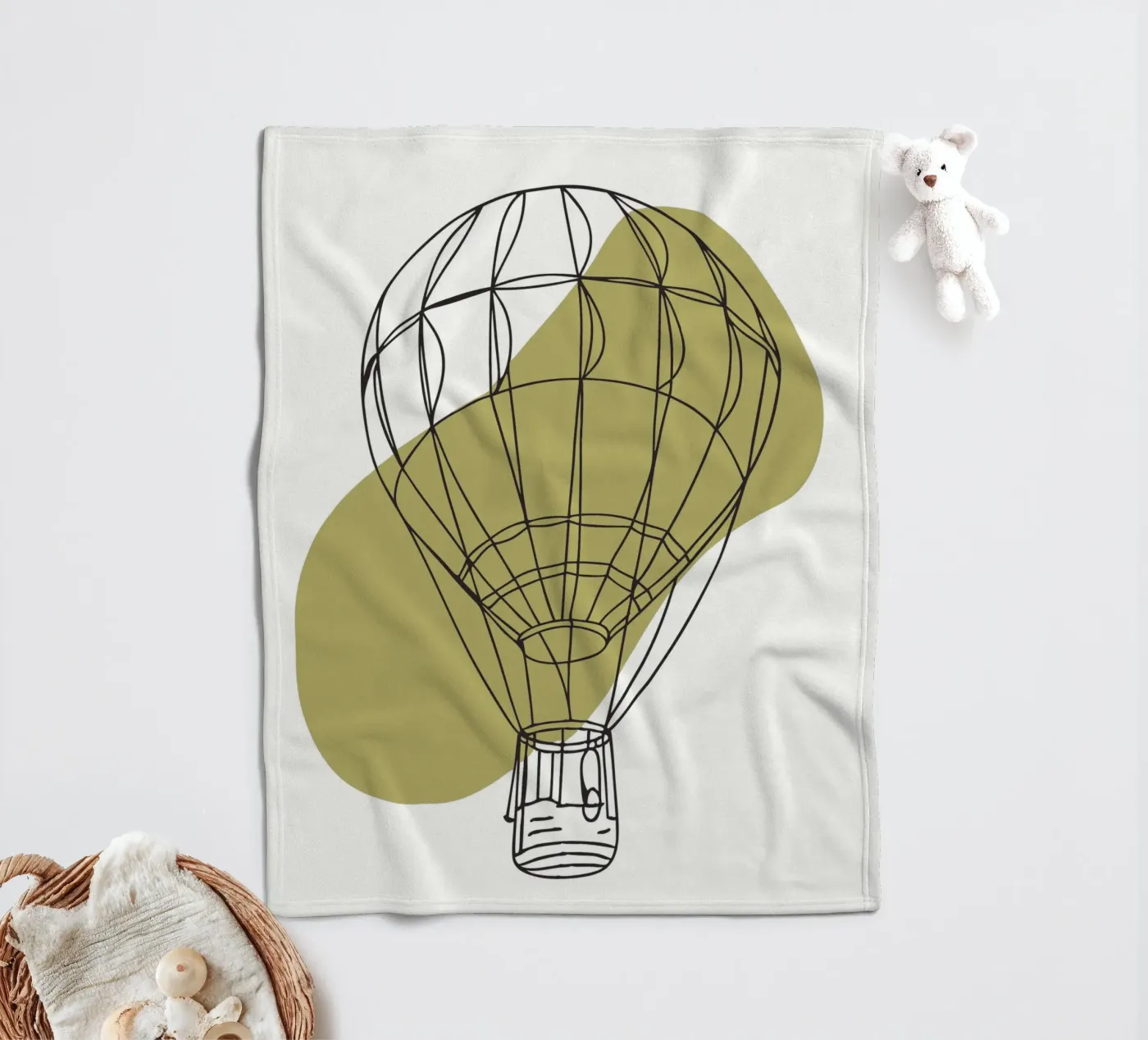 Air Balloon Fleecedecke von RELAXING TOUCH