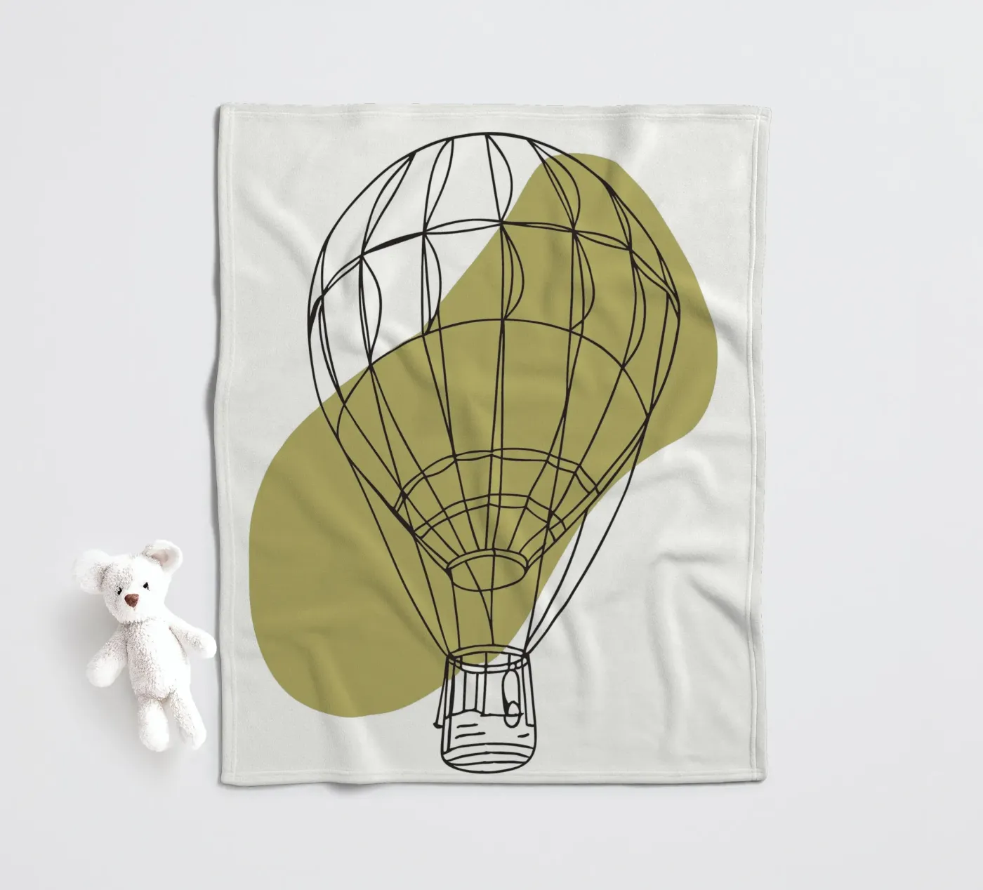 Air Balloon Fleecedecke von RELAXING TOUCH