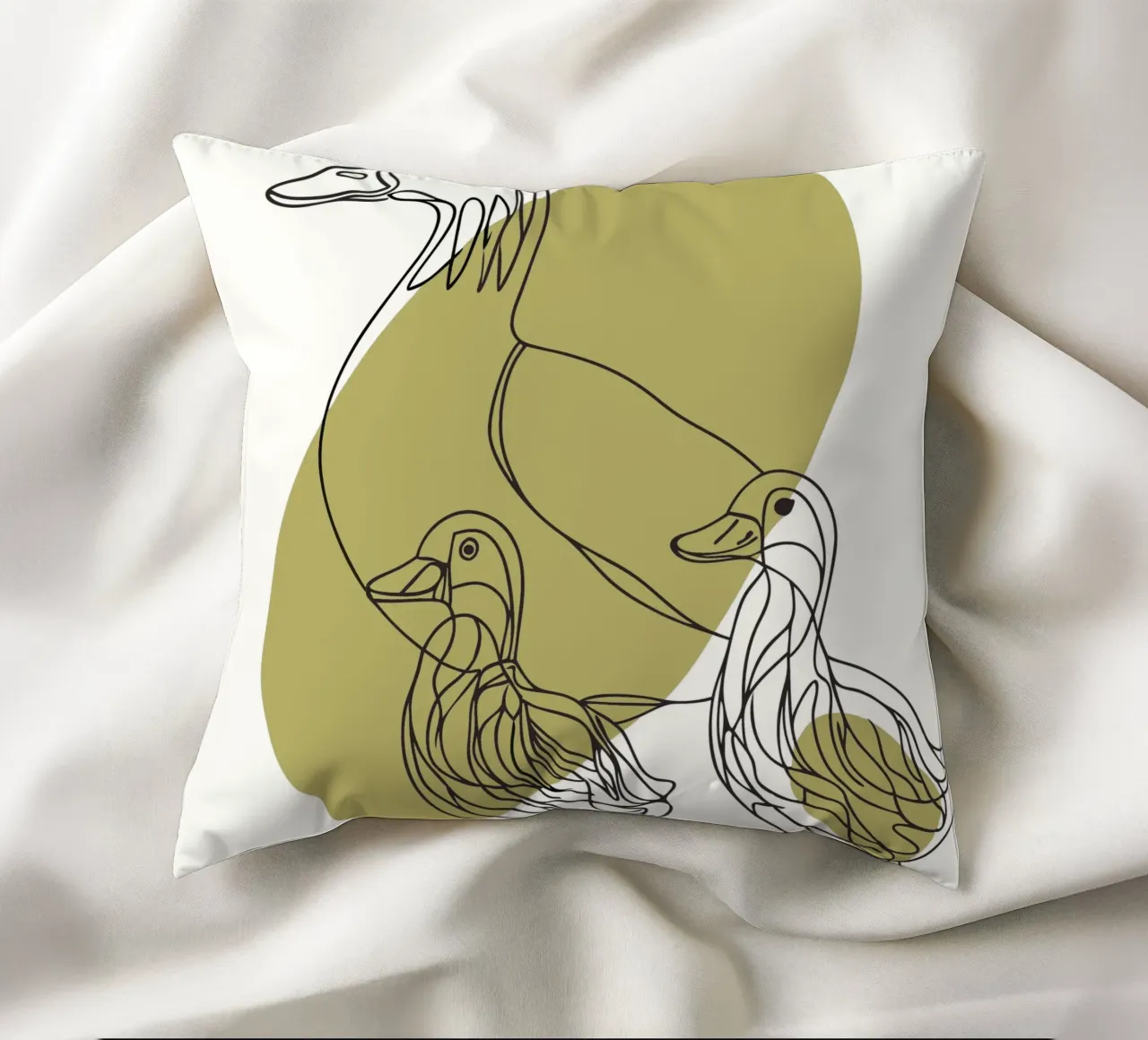 Le anatre e i loro figli cuscino da RELAXING TOUCH