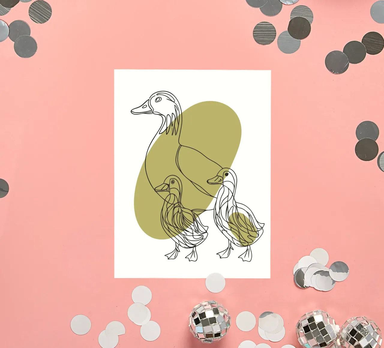 Enten und ihre Kinder Sticker von RELAXING TOUCH