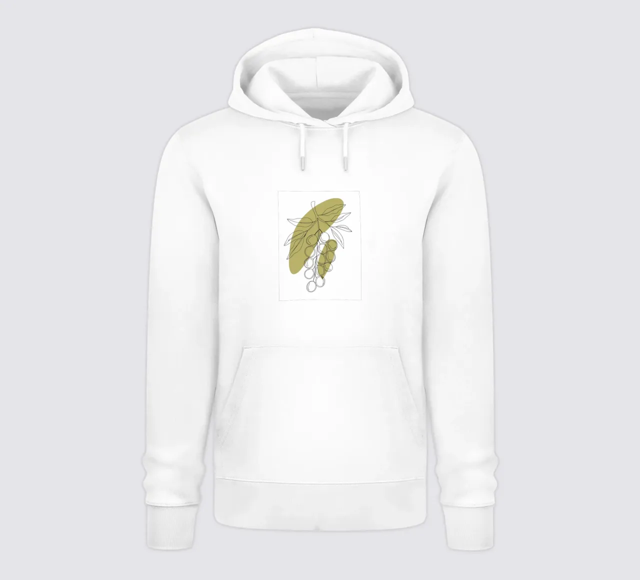 Minimalist Grapes hoodie by RELAXING TOUCH