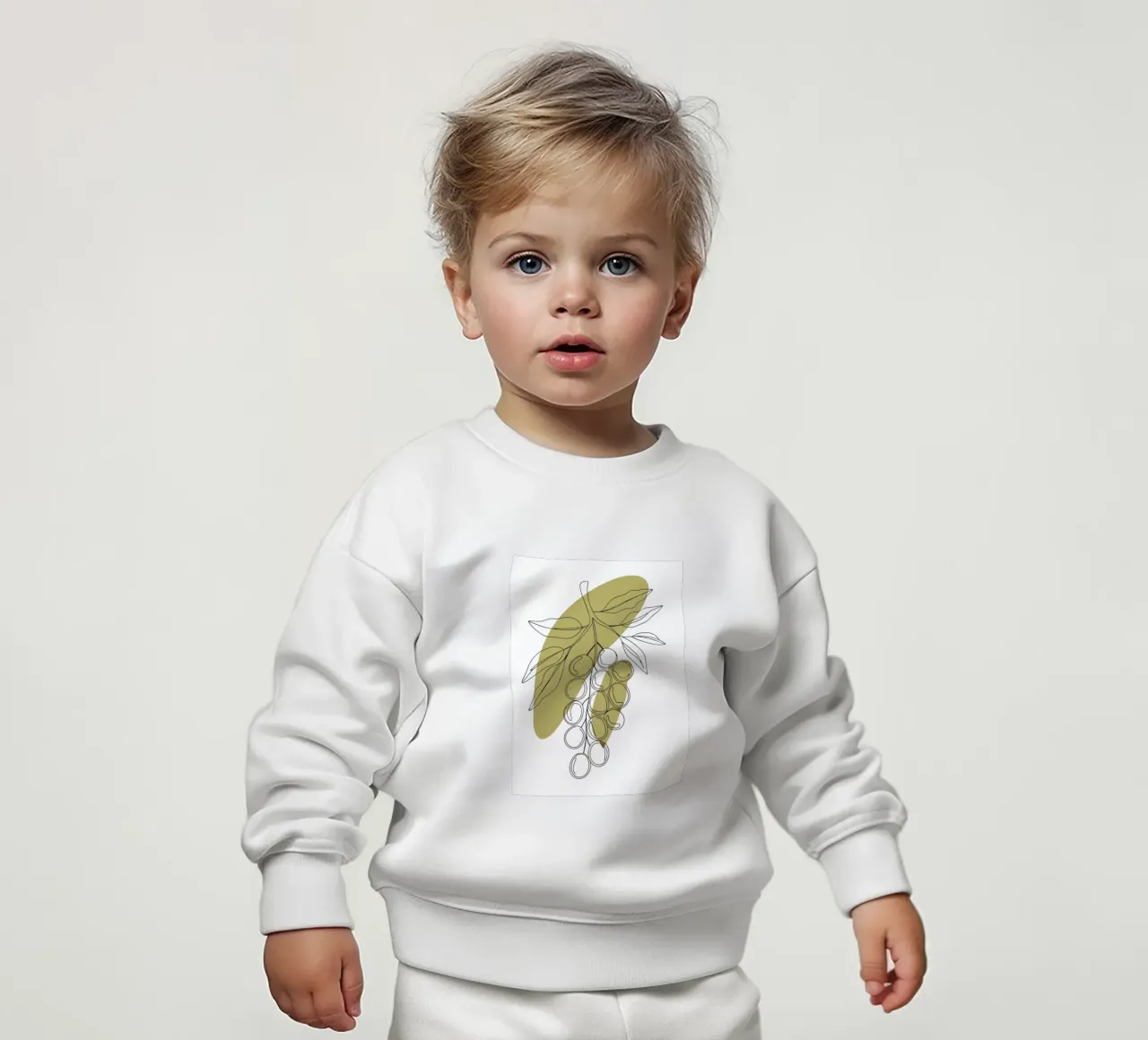 Uva minimalista felpa neonato da RELAXING TOUCH