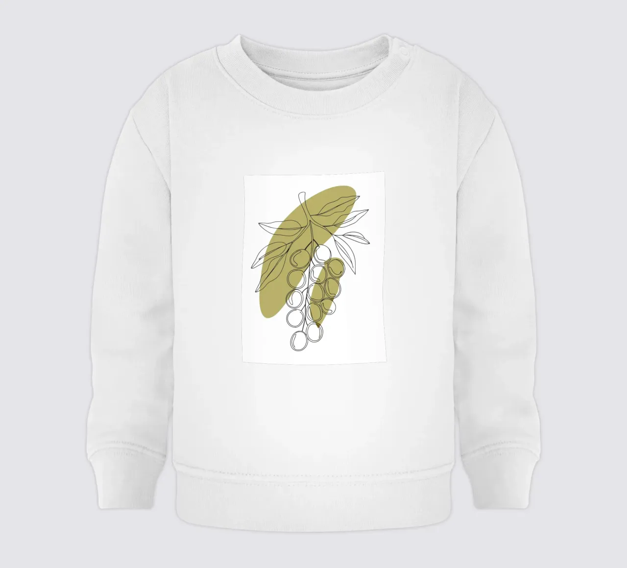 Uva minimalista felpa neonato da RELAXING TOUCH