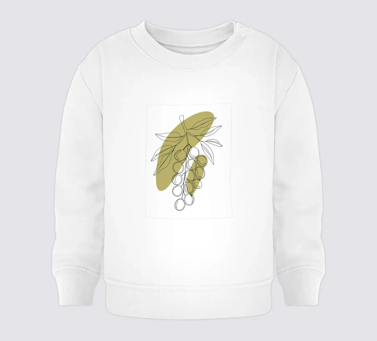 Grapes minimalistes sweat pour bébé de RELAXING TOUCH