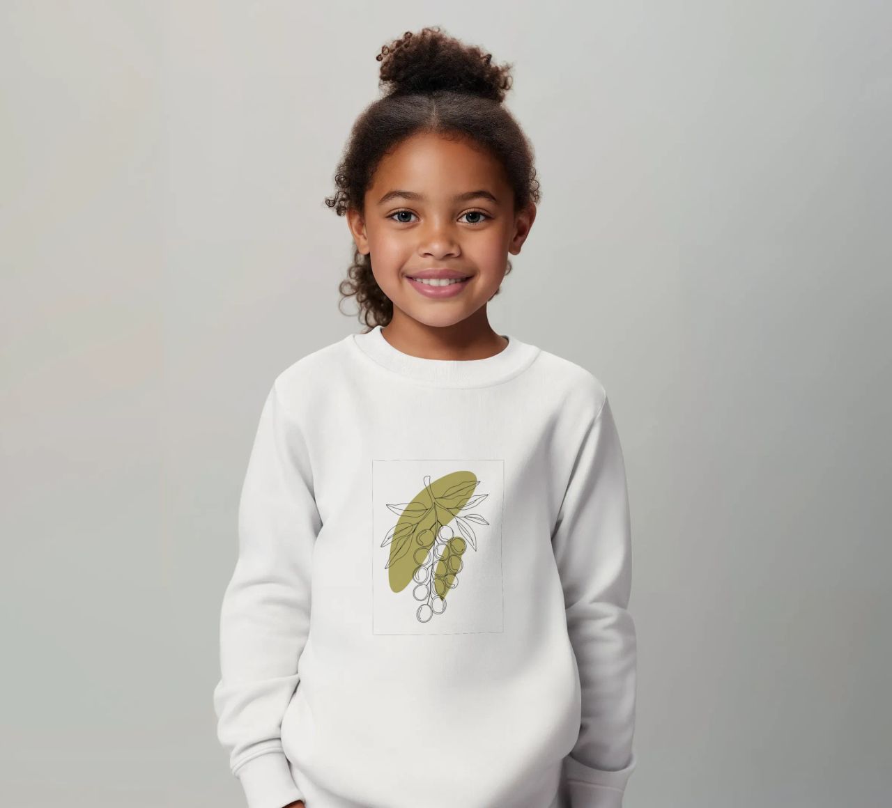 Uva minimalista felpa bambino da RELAXING TOUCH