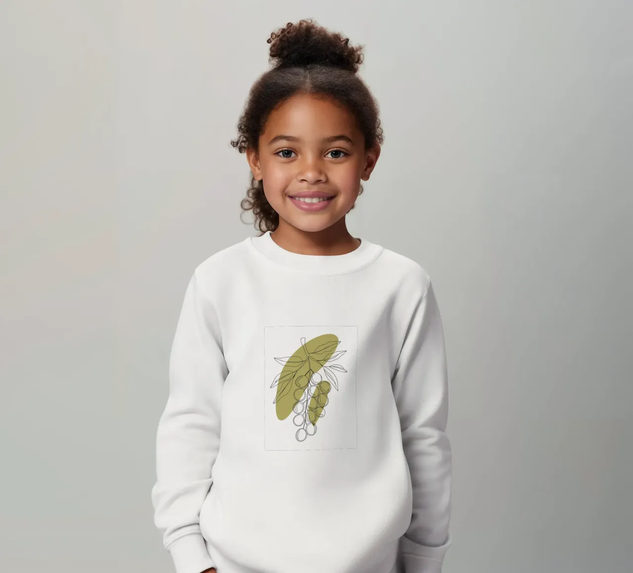 Uva minimalista felpa bambino da RELAXING TOUCH
