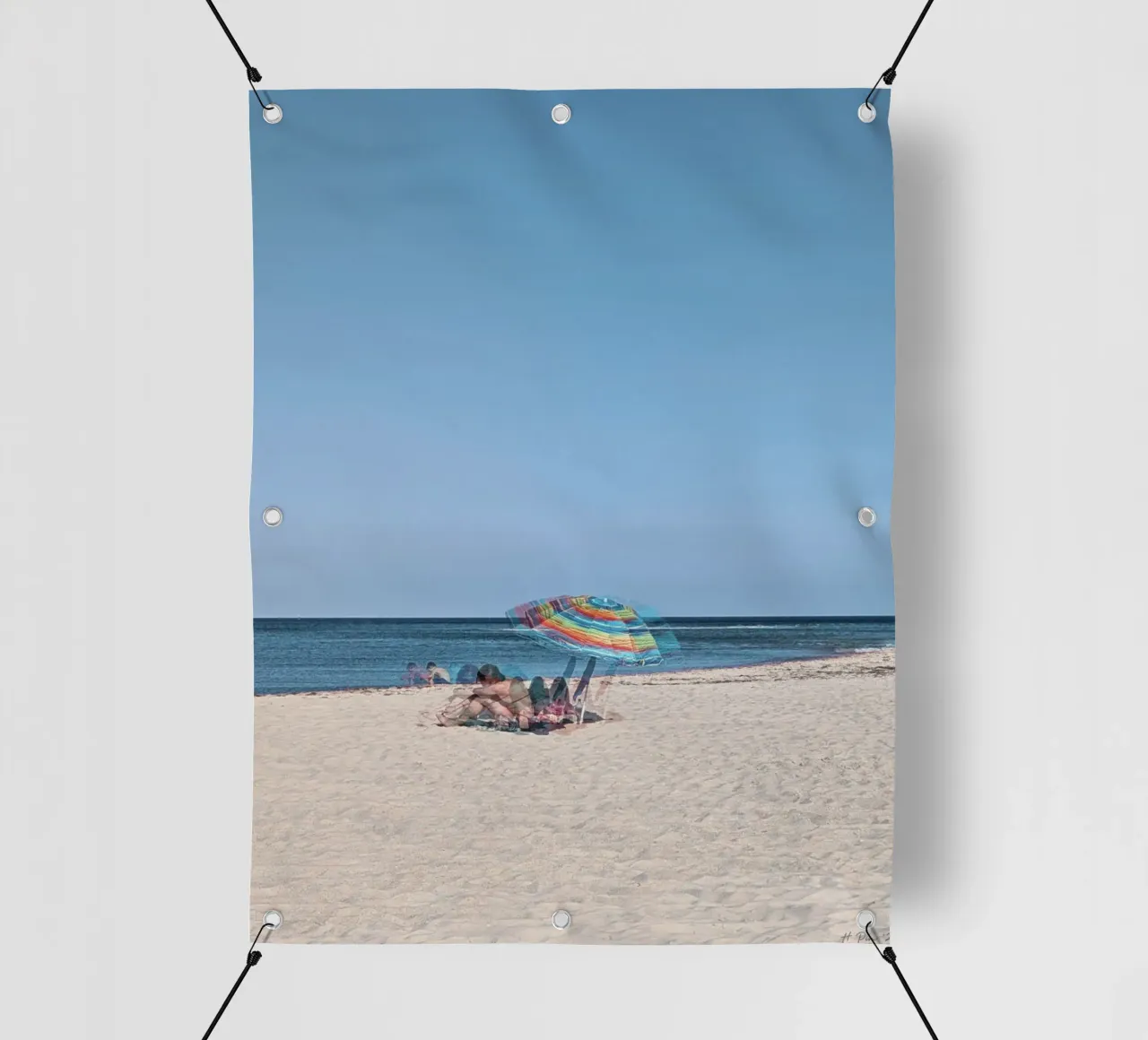 Giornata da sogno in spiaggia sull'isola di Armona telo in pvc da Hecate Pim Designs