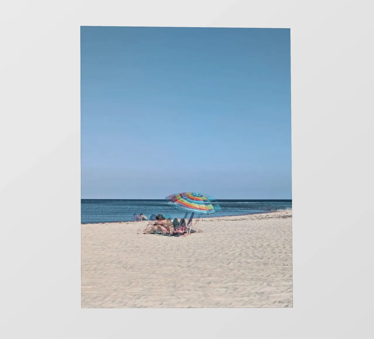 Giornata da sogno in spiaggia sull'isola di Armona telo in pvc da Hecate Pim Designs