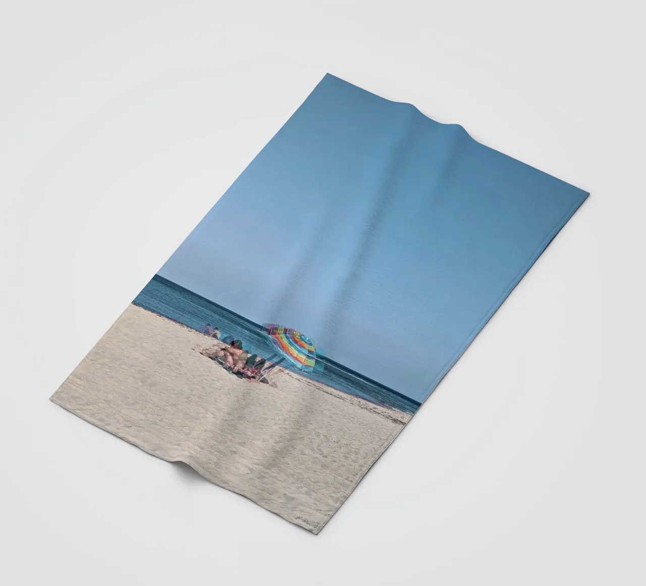 Giornata da sogno in spiaggia sull'isola di Armona coperta in pile da Hecate Pim Designs
