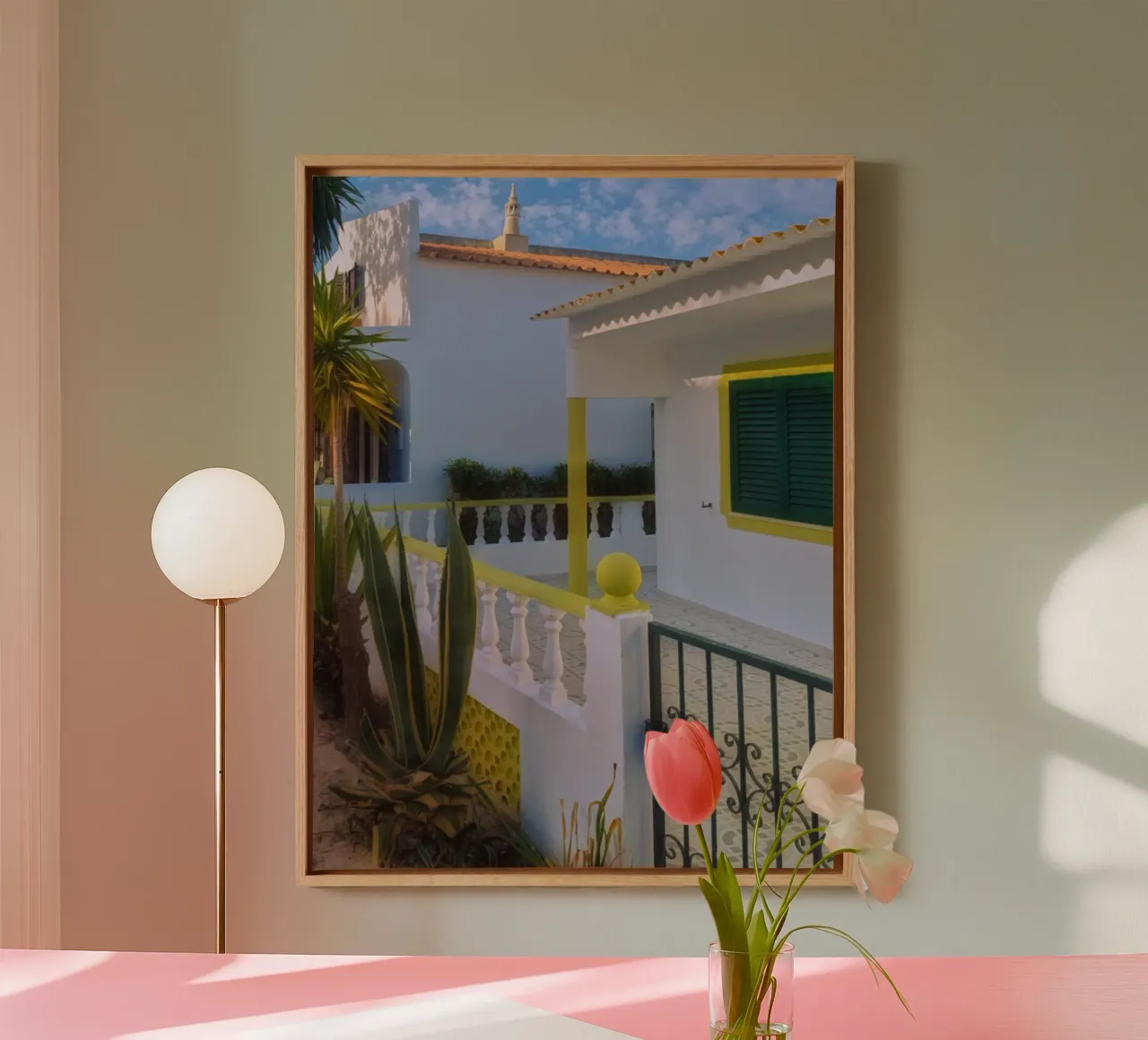 Seaside Charm in Soft Focus canvas by Hecate Pim Designs