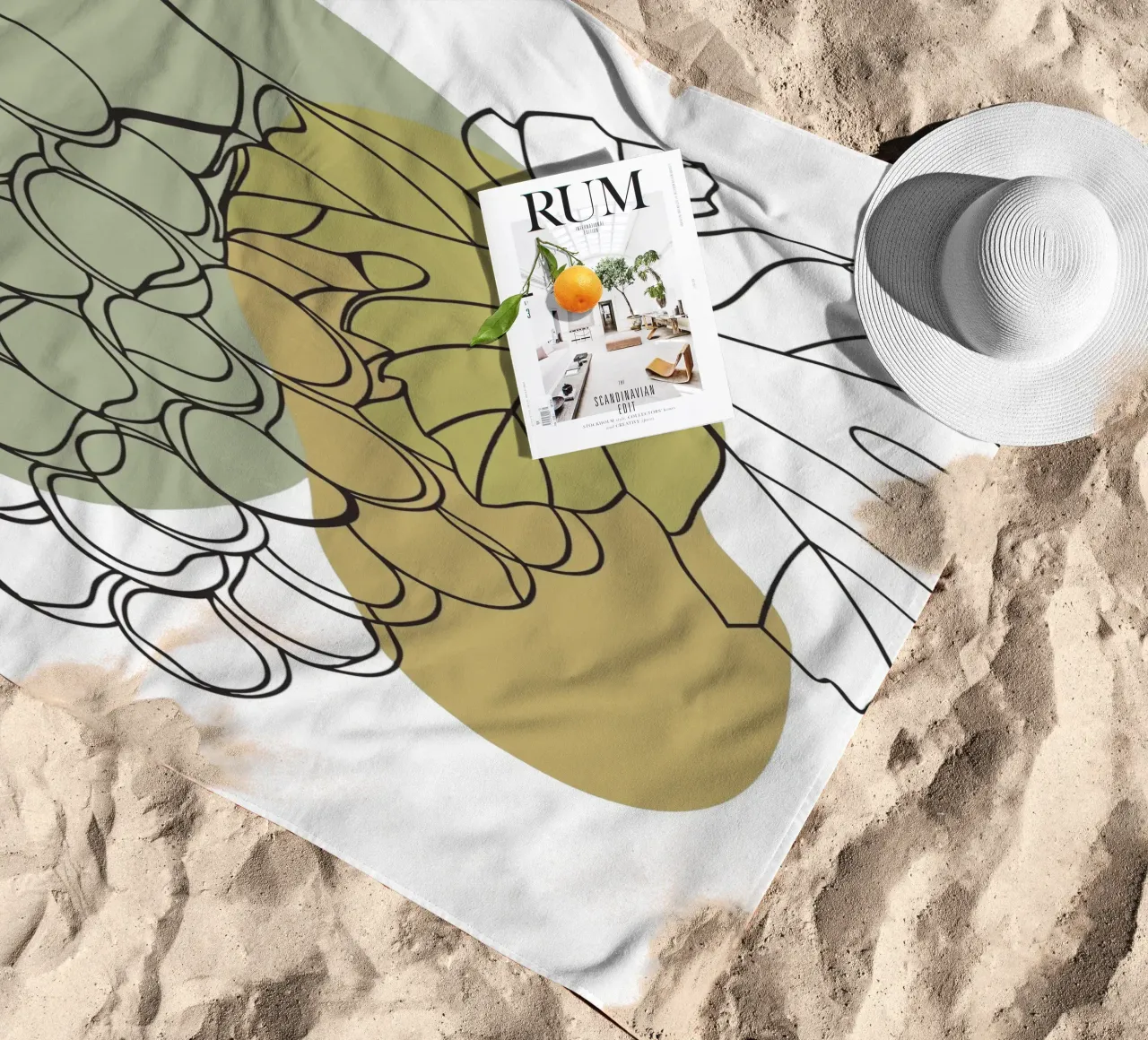 Uva minimalista telo mare da RELAXING TOUCH