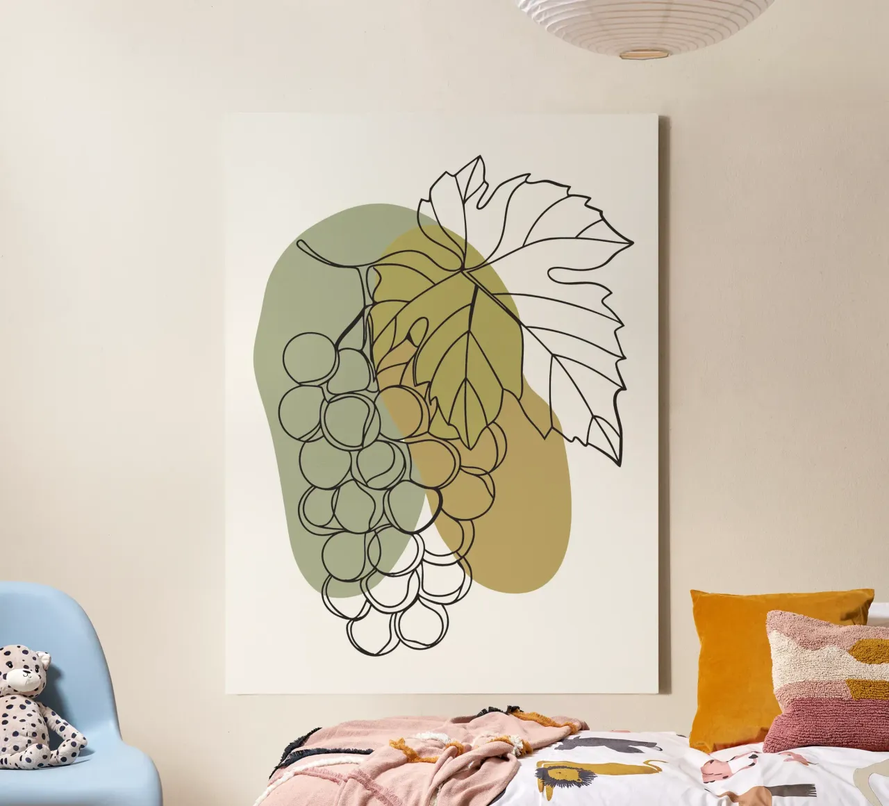 Uva minimalista tela con Cornice a cassetta da RELAXING TOUCH