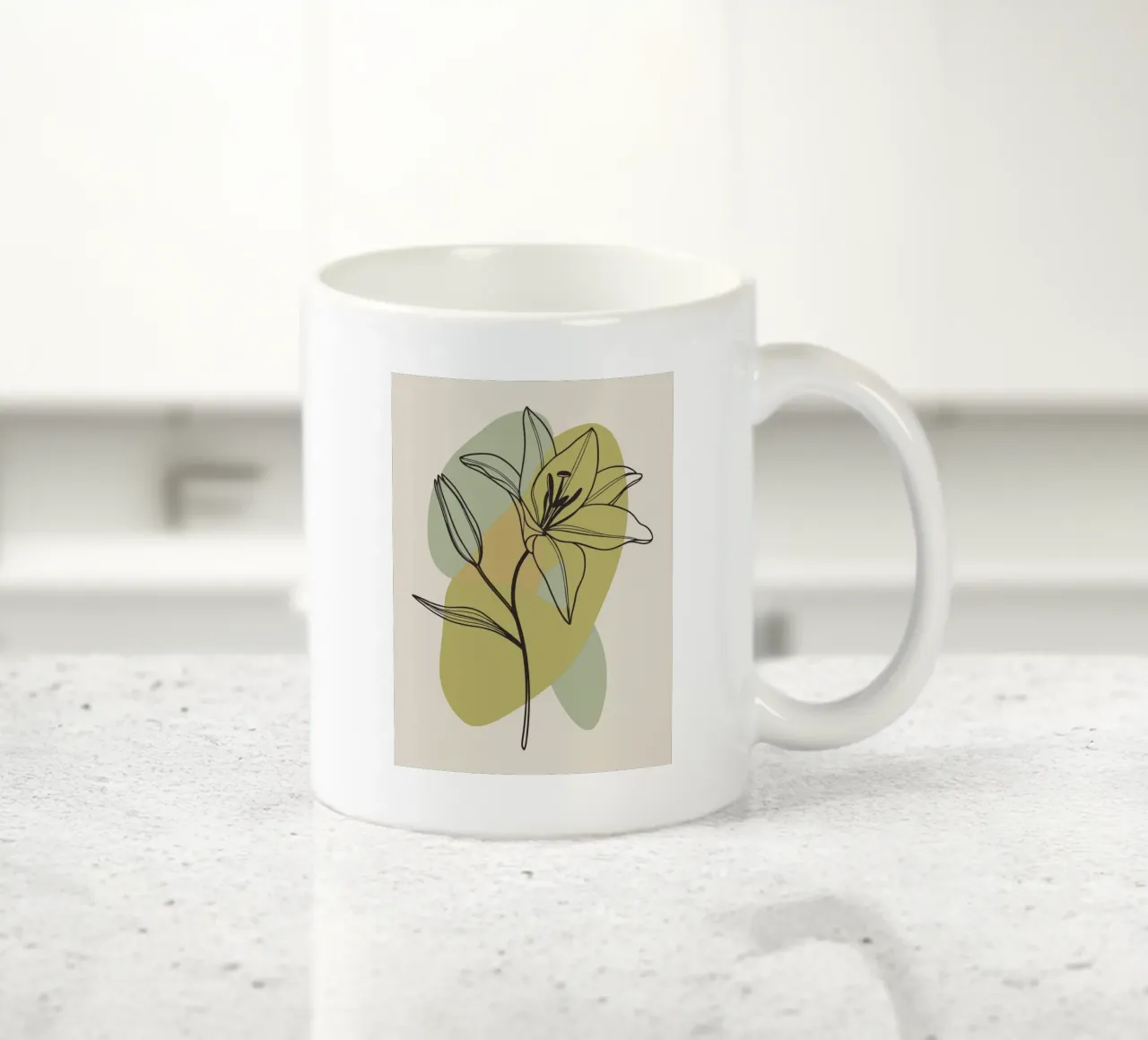 Fiore di giglio tazza in ceramica da RELAXING TOUCH