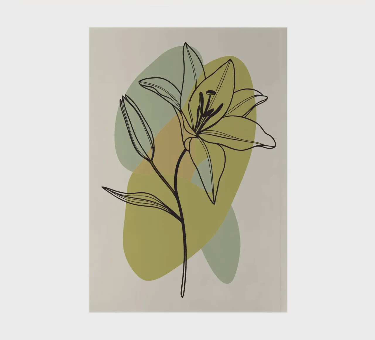 Lily Flower notebook by RELAXING TOUCH