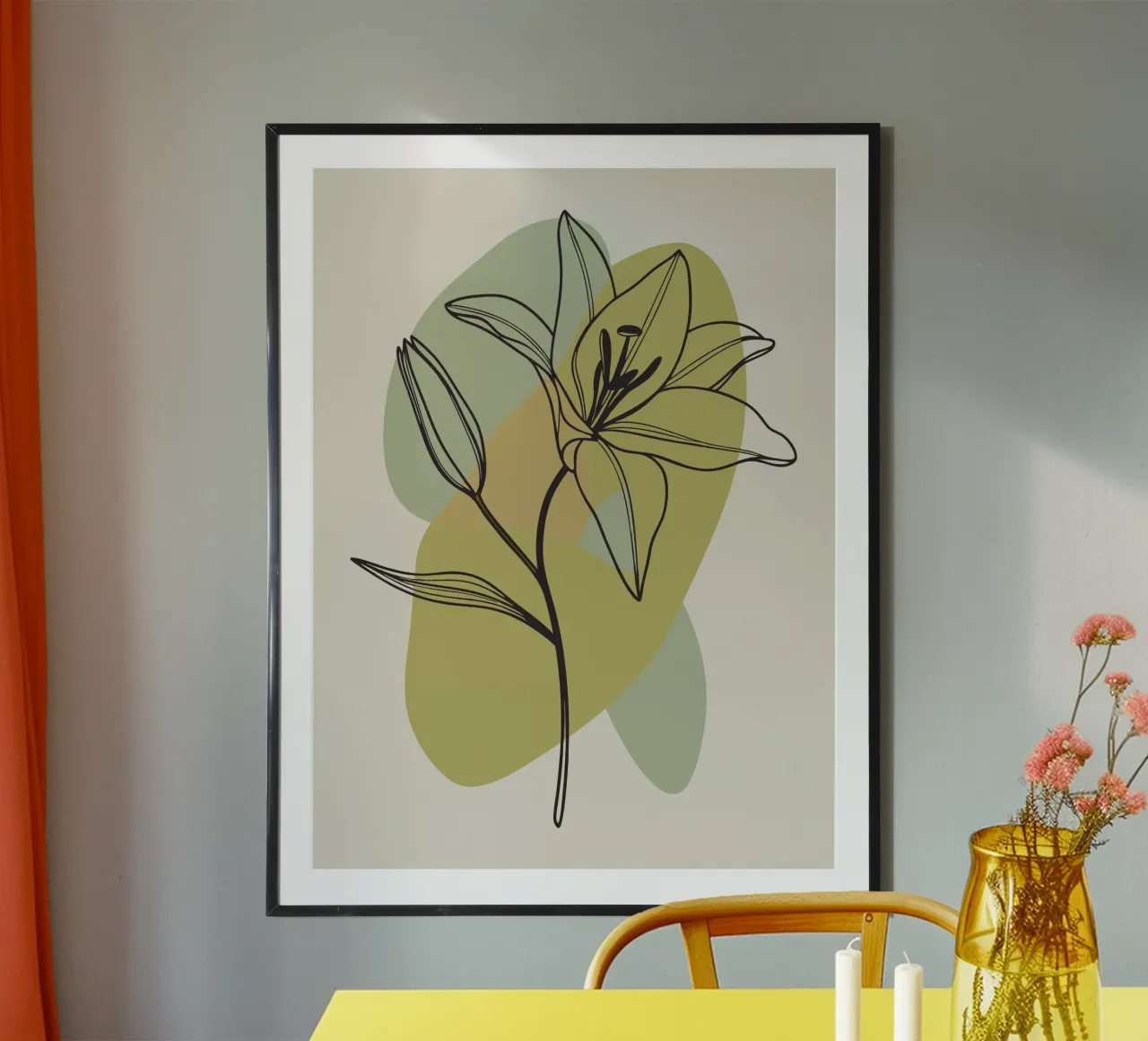 Lily Flower poster by RELAXING TOUCH