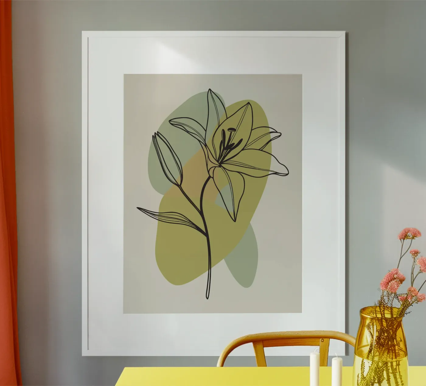 Leliebloem poster van RELAXING TOUCH
