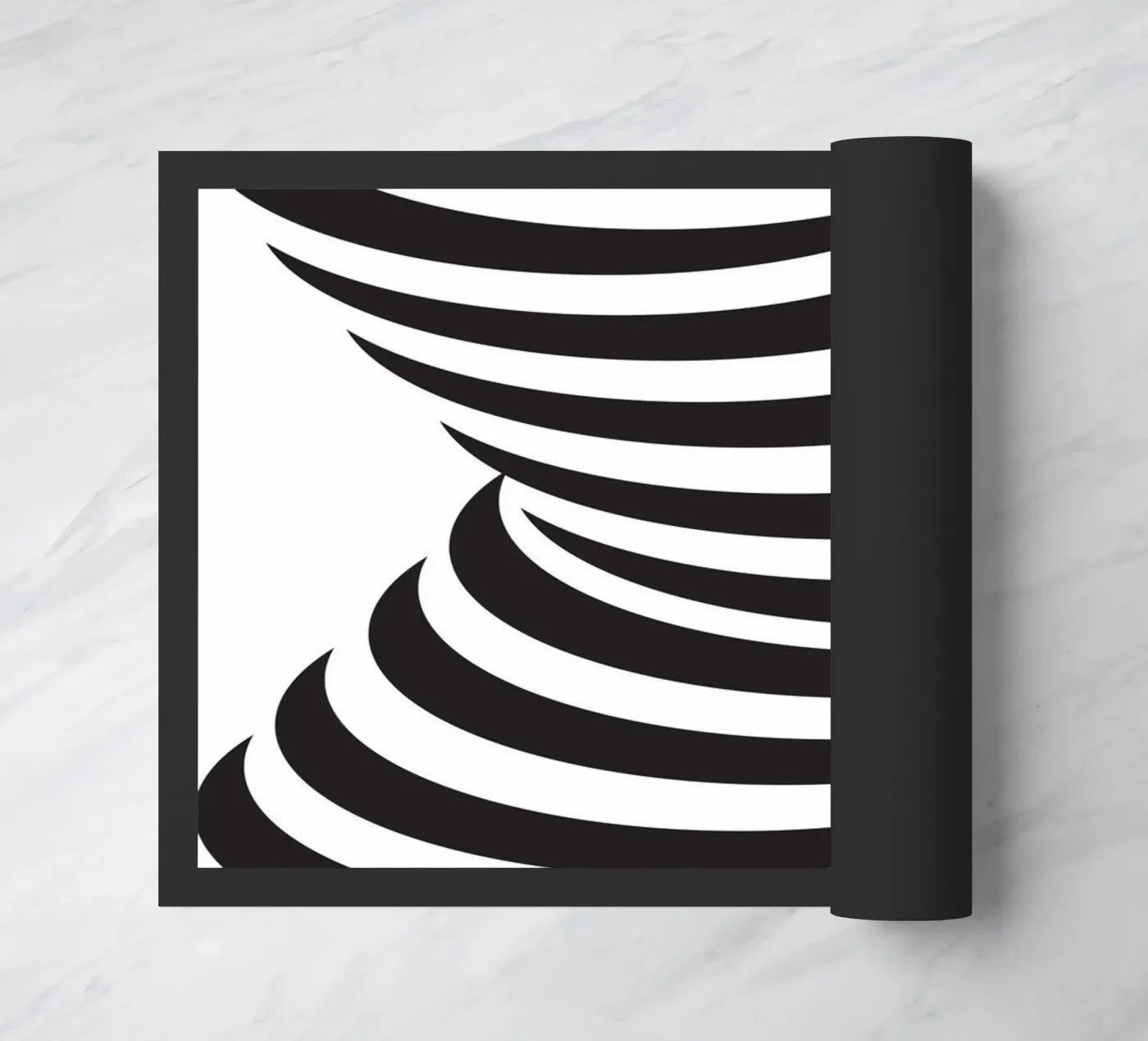 Twist Hypnotic Fußmatte von galihstudio