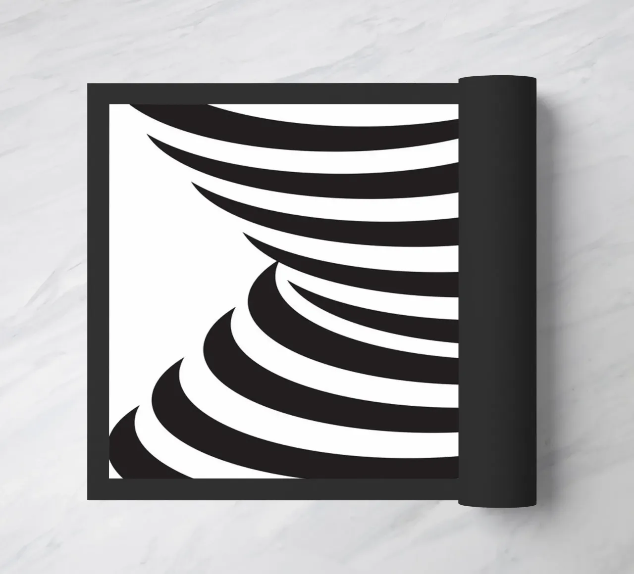 Twist Hypnotic doormat by galihstudio
