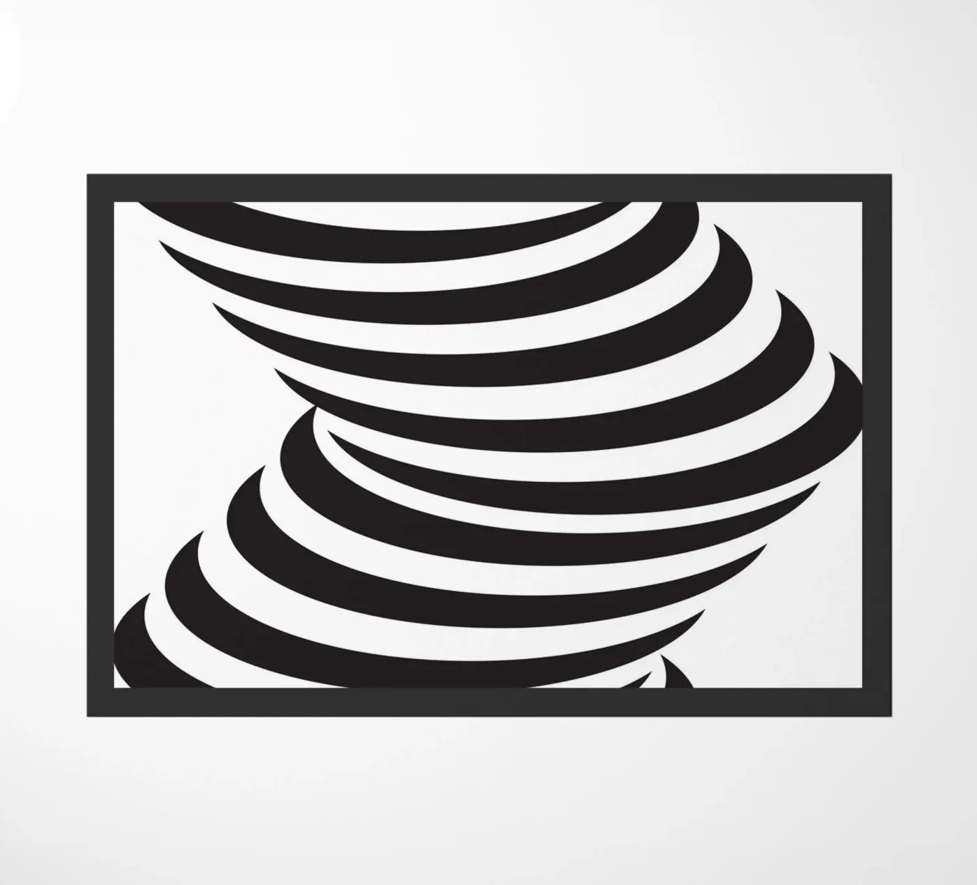 Twist Hypnotic Fußmatte von galihstudio