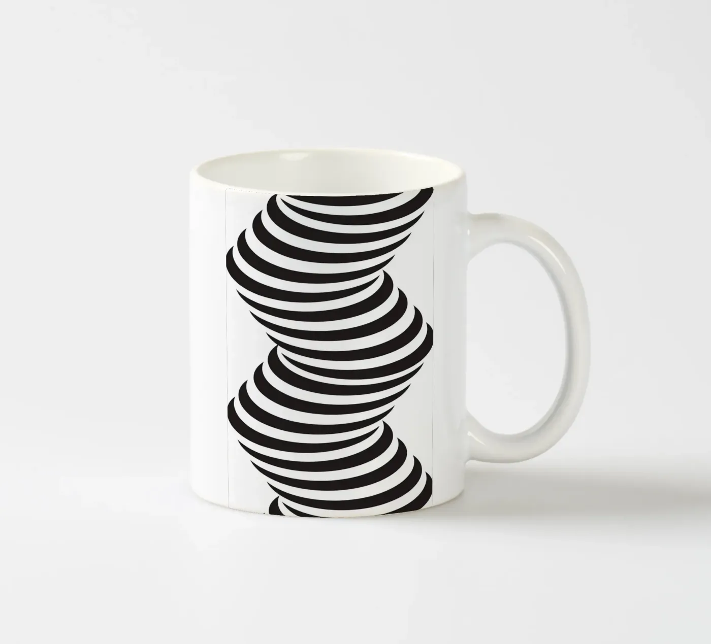 Twist Hypnotic ceramic mug by galihstudio