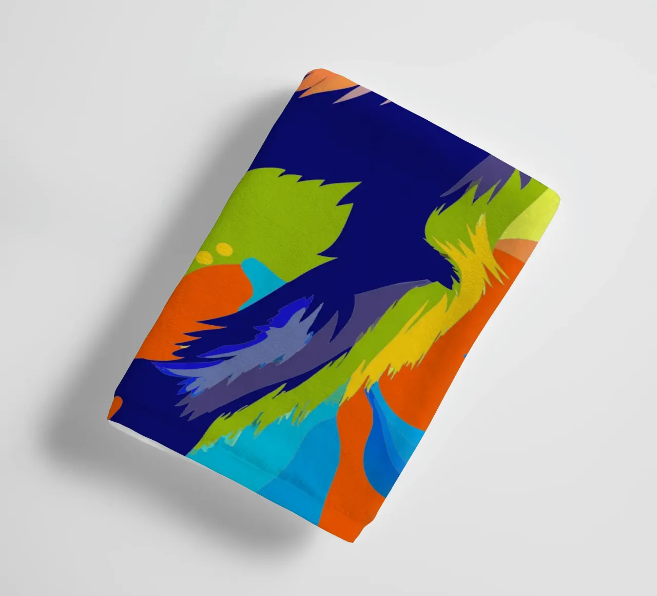 monkey painting art towel by zetazone