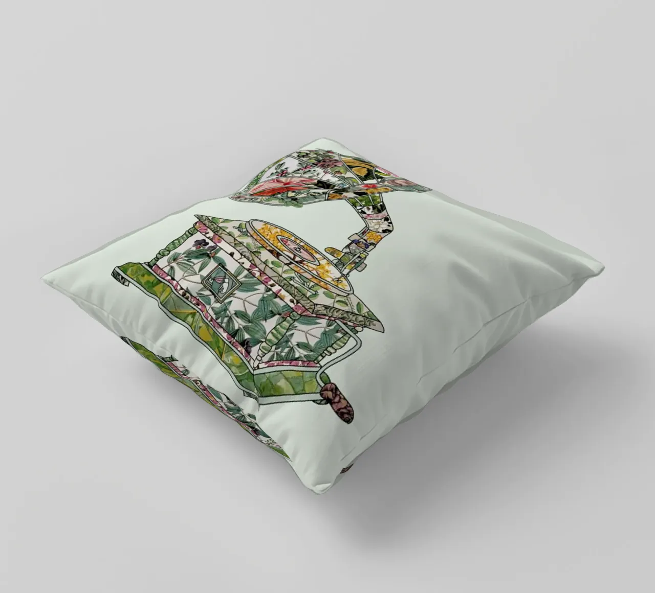 Seeing Sound Vintage Botanical cuscino da Bianca Green