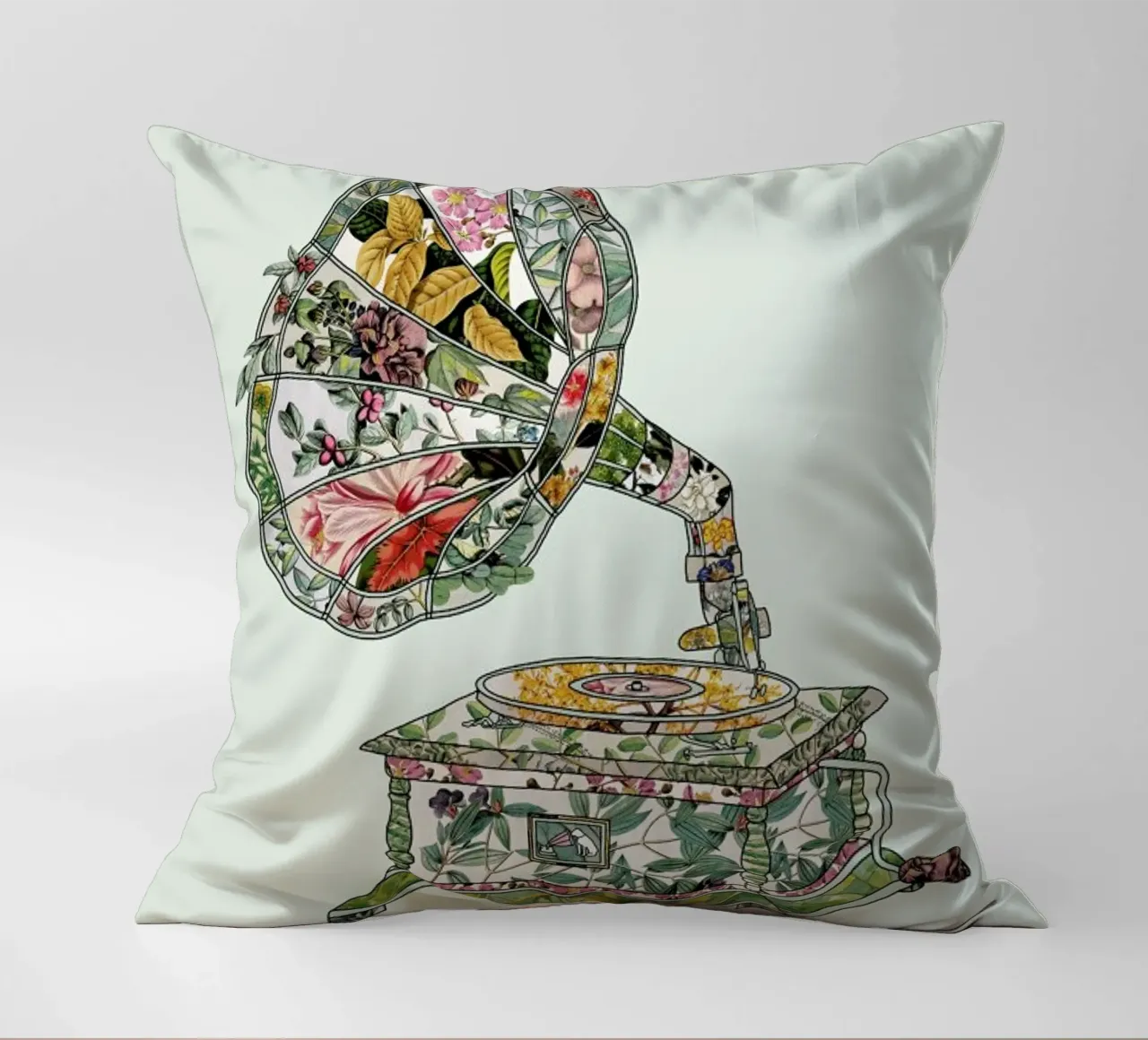 Seeing Sound Vintage Botanical cuscino da Bianca Green