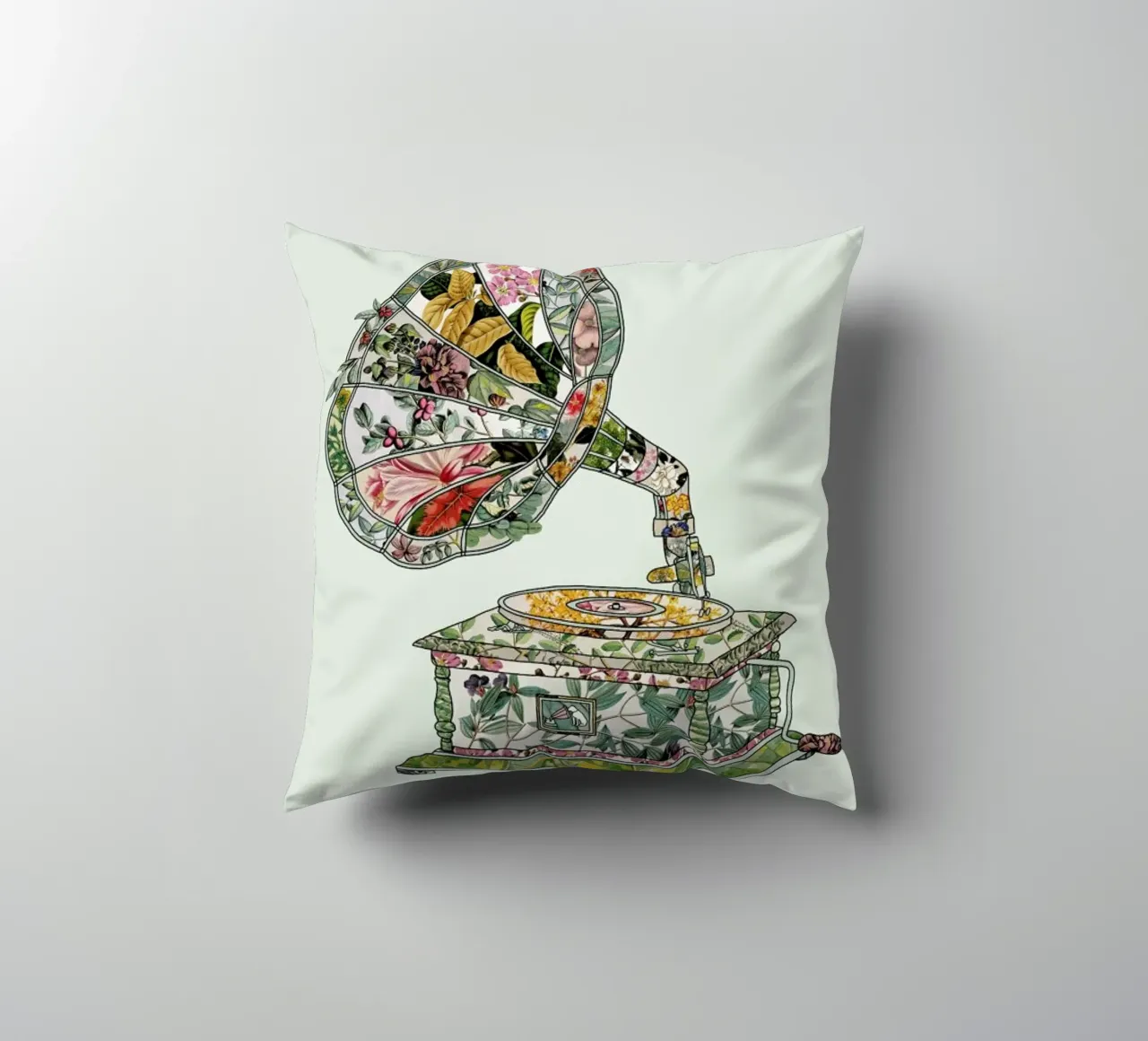 Seeing Sound Vintage Botanical cuscino da Bianca Green