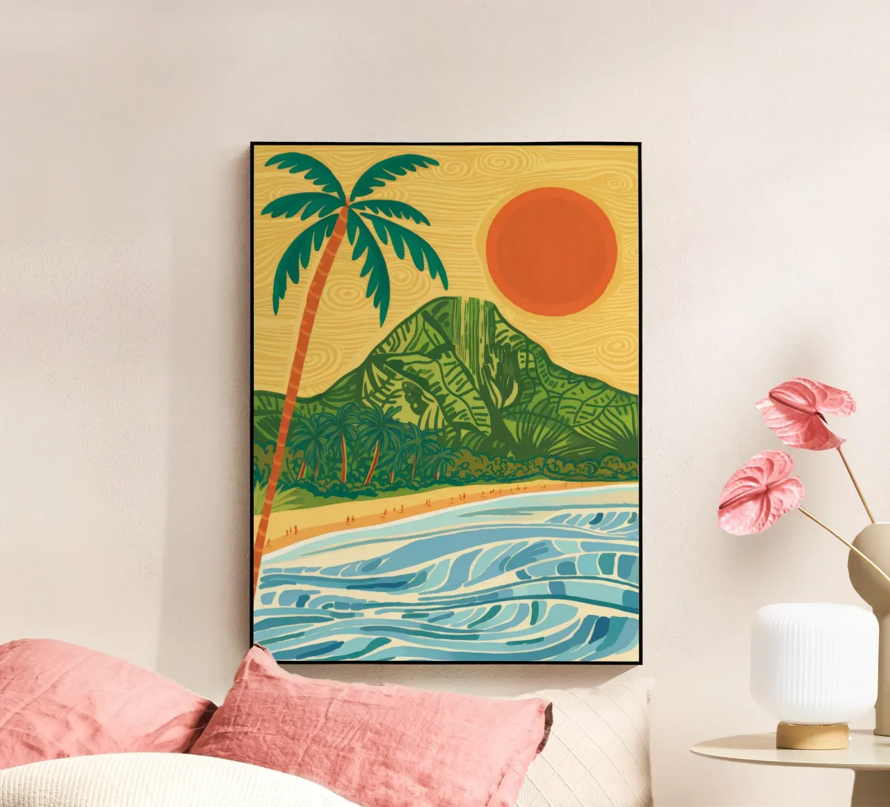 Vulcano Beach Sun plexiglass da Haven Mirage