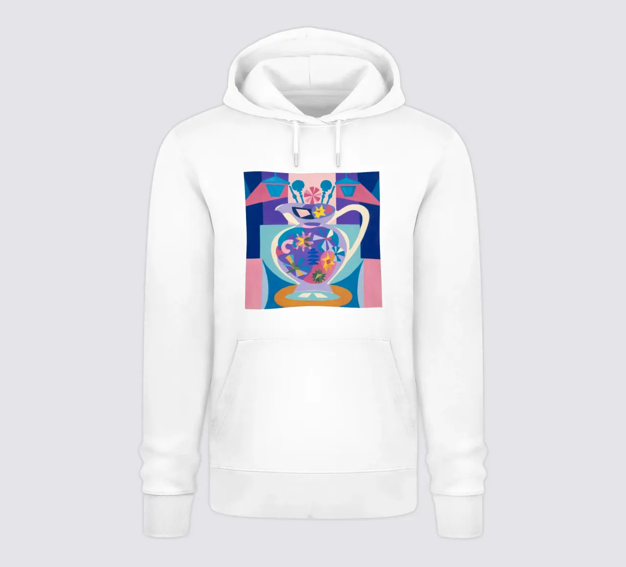 Teiera astratta in fiore felpa con cappuccio da Haven Mirage