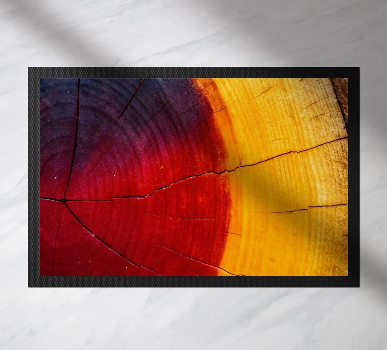 Tree Ring Ornament doormat by zetazone