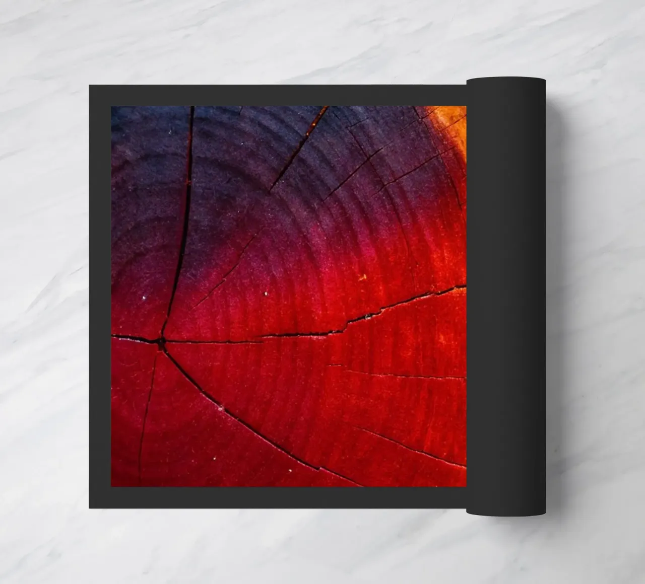 Tree Ring Ornament doormat by zetazone