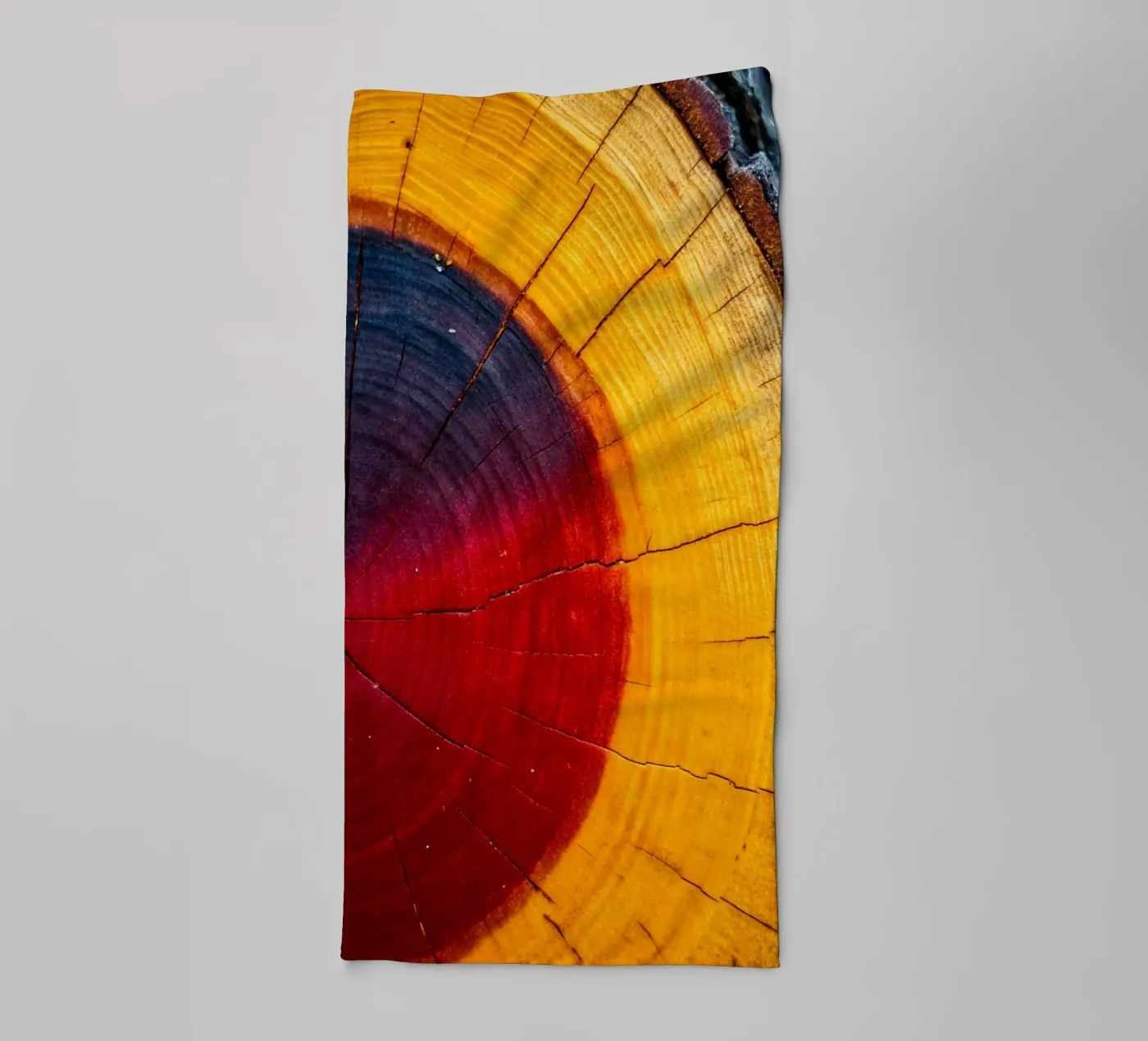 Tree Ring Ornament towel by zetazone