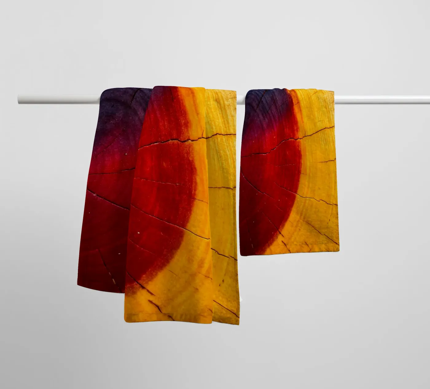 Tree Ring Ornament towel by zetazone