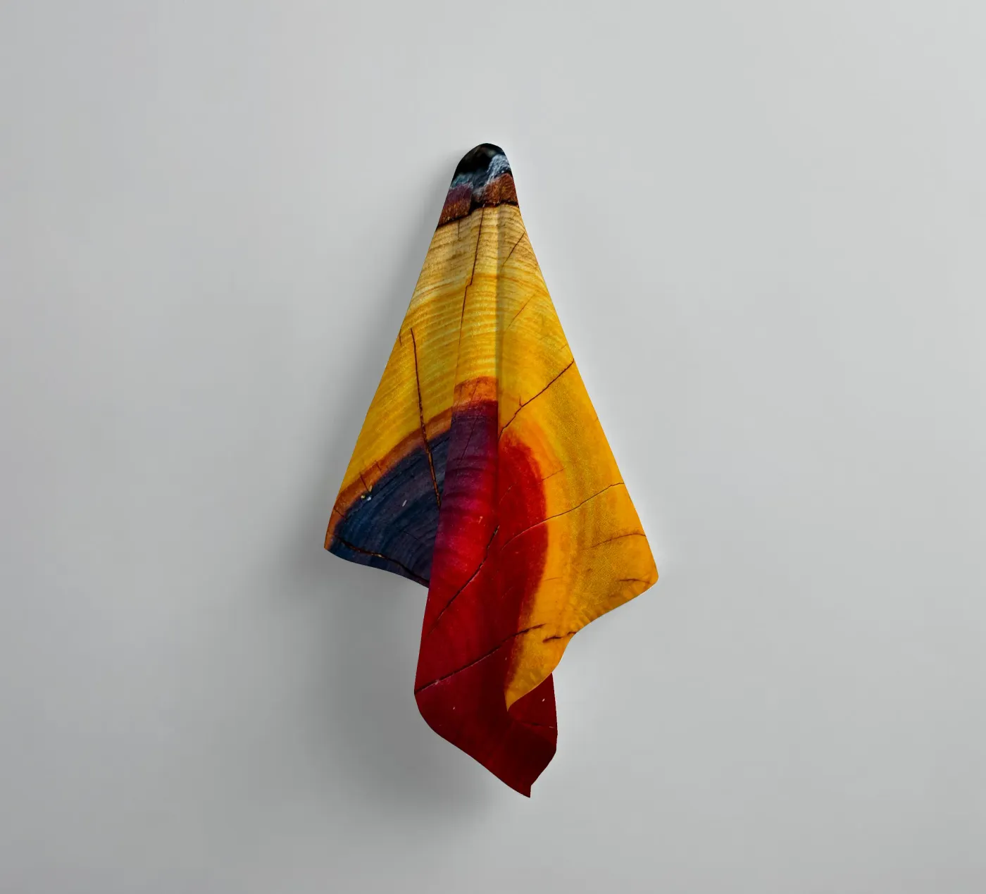 Tree Ring Ornament towel by zetazone
