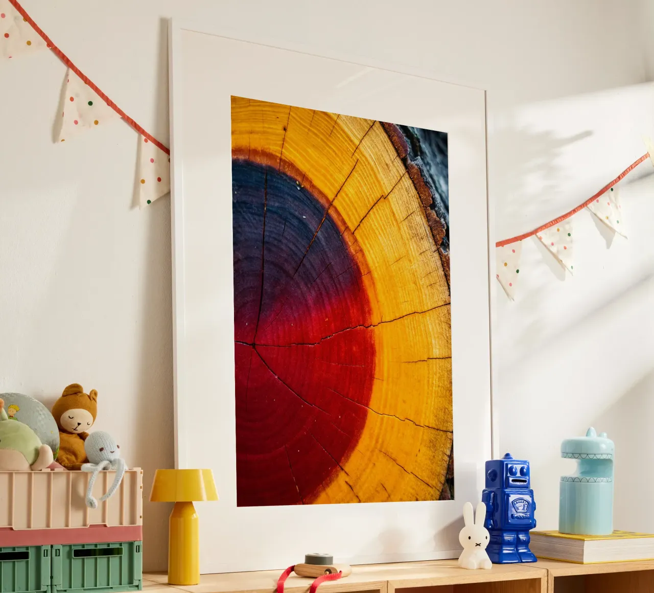 Anello dell'albero poster con telaio in alluminio da zetazone