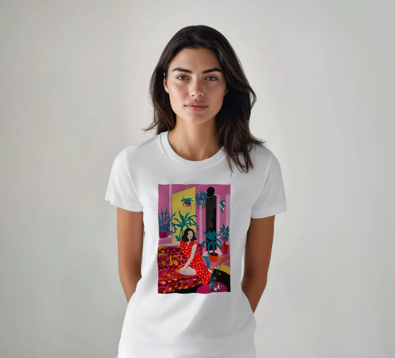 Polka Dot Repose t-shirt by Chroma Haven