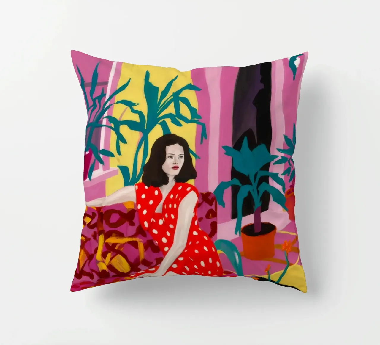 Polka Dot houding kussen van Chroma Haven