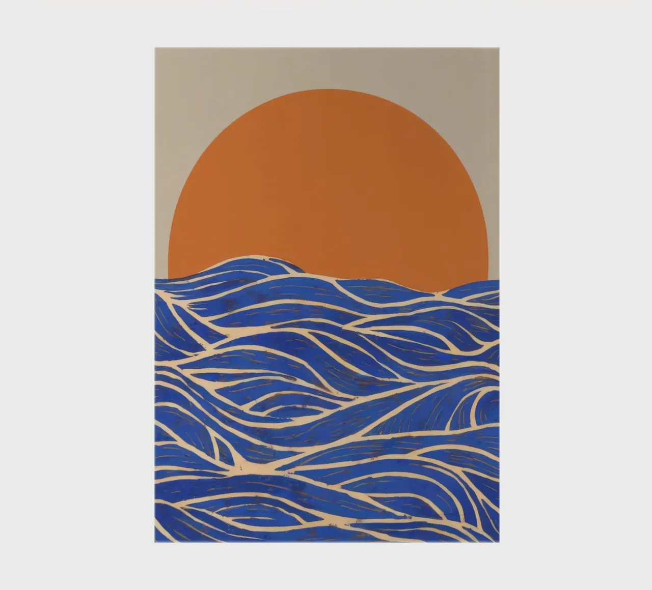 Gilded Wave Symphony notebook by Stone Patina