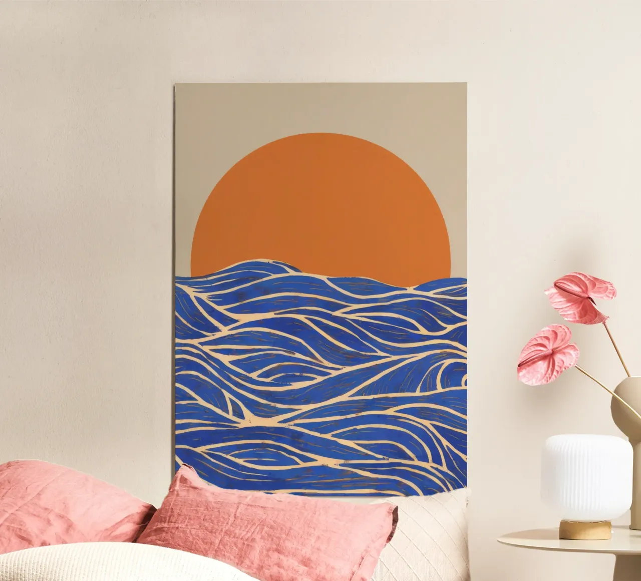 Gilded Wave Symphony poster by Stone Patina