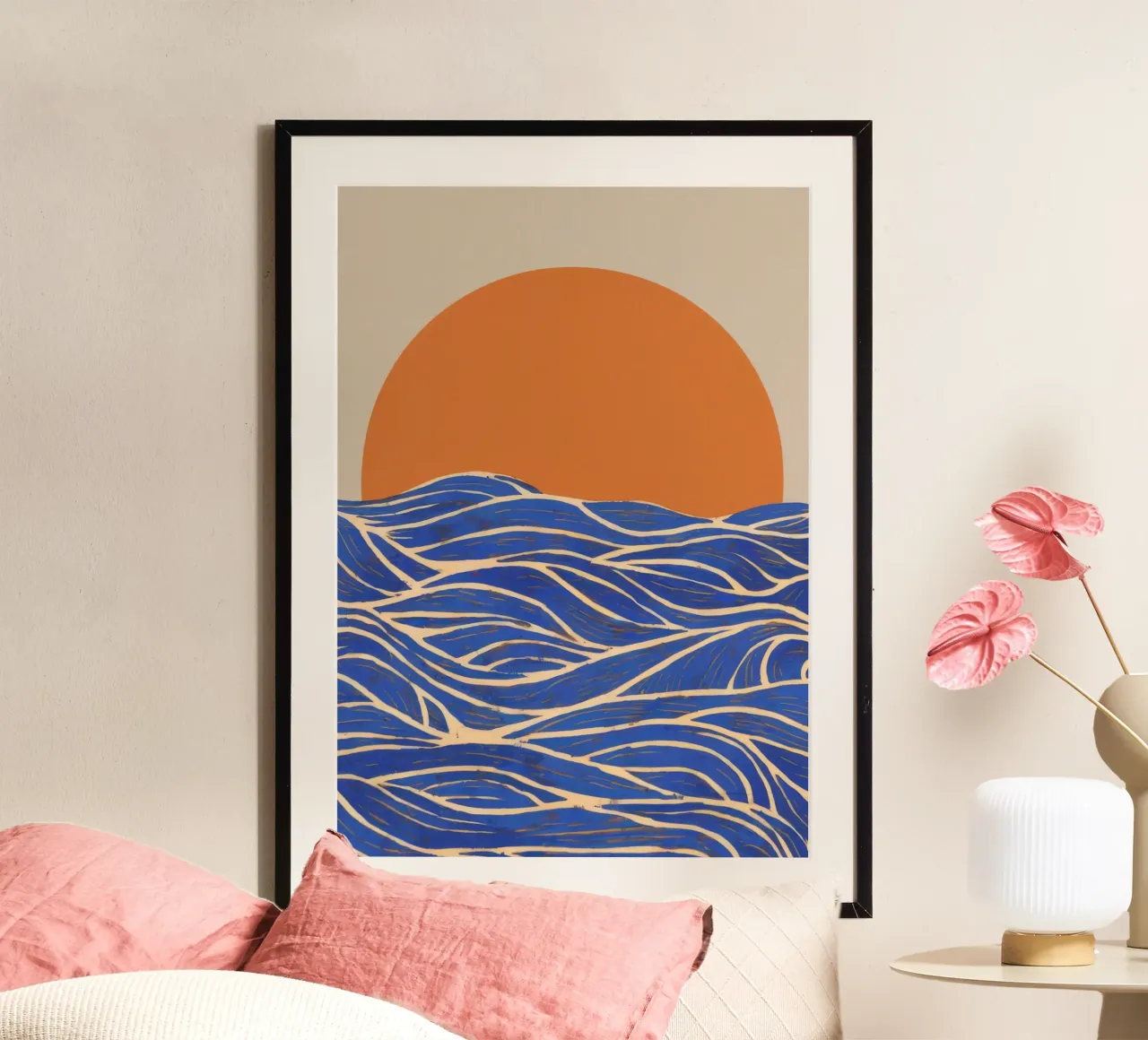 Gilded Wave Symphony poster by Stone Patina