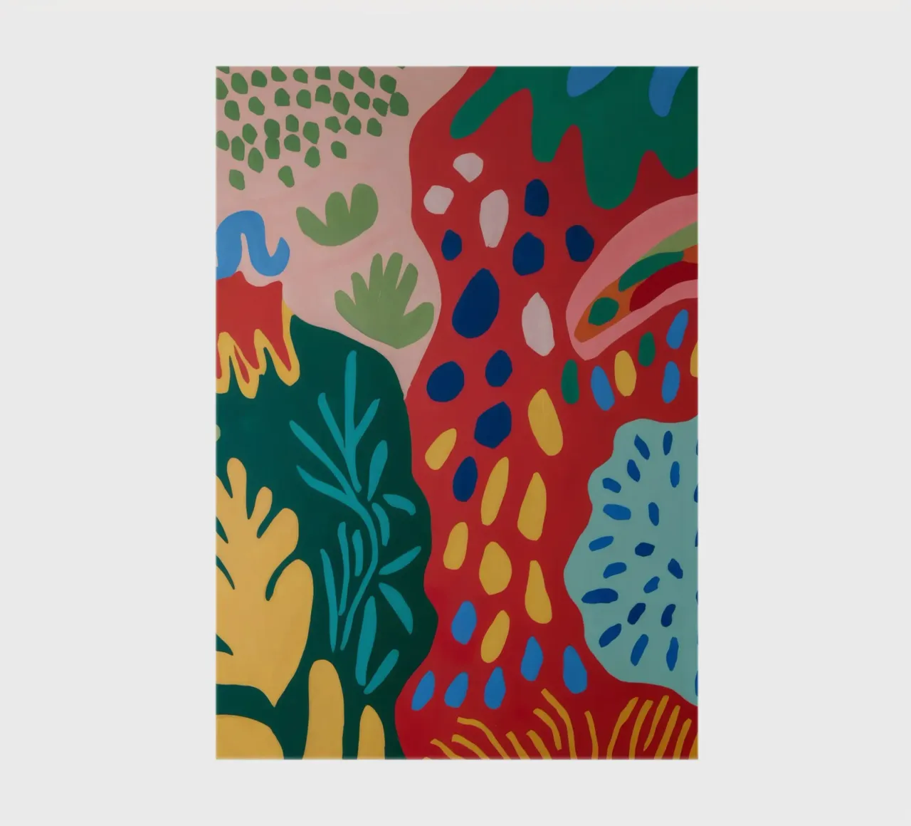 Jungle Pop Abstract notebook by Lumi Eyes