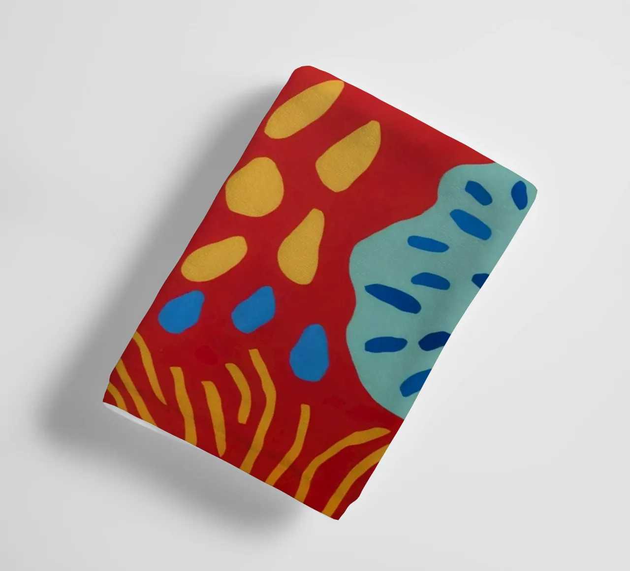 Jungle Pop Abstract badhanddoek van Lumi Eyes